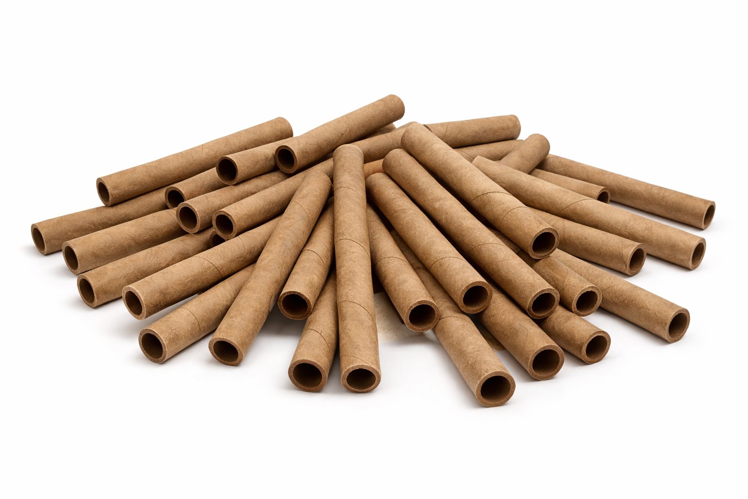 Passfire Kraft Tubes – 1/4″ ID × 4″ Length (50 Pack) – Firework Charcoal