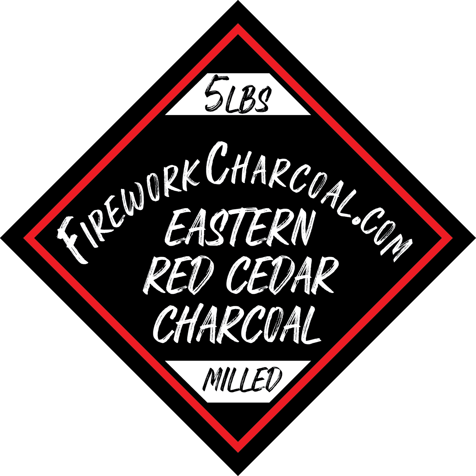 Eastern Red Cedar Firework Charcoal
